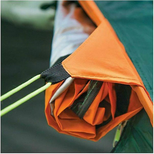 Escape Comfort IV Καλοκαιρινή Σκηνή Camping Τούνελ Πράσινη με Διπλό Πανί για 4 Άτομα 240x240x175εκ.