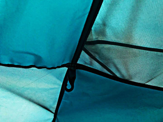 Inca One Touch 3P Αυτόματη Σκηνή Camping Igloo Μπλε με Διπλό Πανί 3 Εποχών για 3 Άτομα 210x180x145εκ.