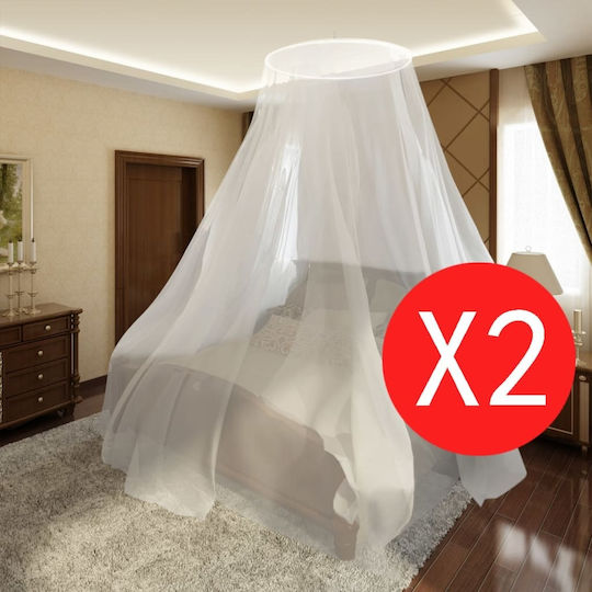 vidaXL Camping Mosquitos Nest White 325x230x230cm