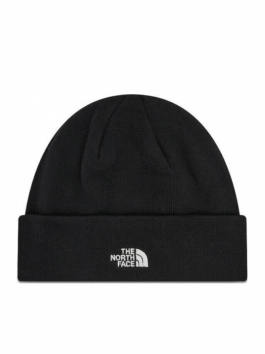 Norm Shallow Beanie Ανδρικός Σκούφος με Rib Πλέξη σε Μαύρο χρώμα