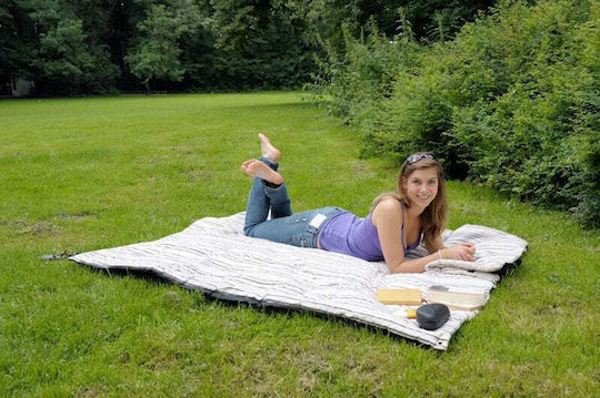 Amazonas Molly Bettdecke Picknickausrüstung 175x135cm Kakaobraun