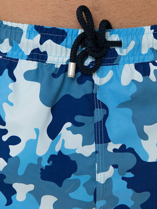 Ανδρικό Μαγιό Σορτς Μπλε Camo