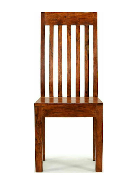 Scaune Sala de mese Lemn Maro 2buc 43x43x104buc