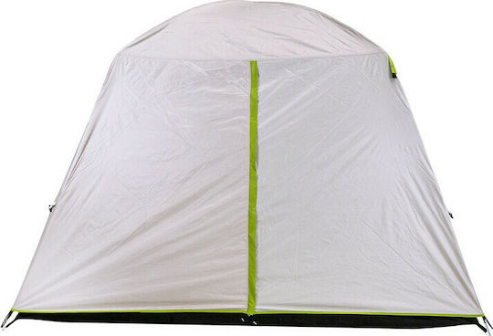 Bigfour Domino 4 Cort De Camping Alb Cu Dublu Material 3 Anotimpuri Pentru 4 Persoane 240x210x180cm