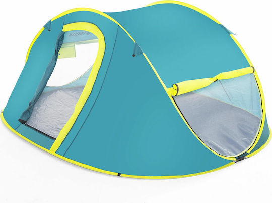 Bestway Σκηνή Camping Pop Up Μπλε 3 Εποχών για 4 Άτομα 210x210x100εκ.
