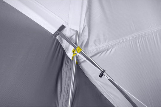 Salewa Sierra Leone III Σκηνή Camping Τούνελ Ορειβασίας Λευκή με Διπλό Πανί 4 Εποχών για 3 Άτομα Αδιάβροχη 3000mm 365x200x106εκ.