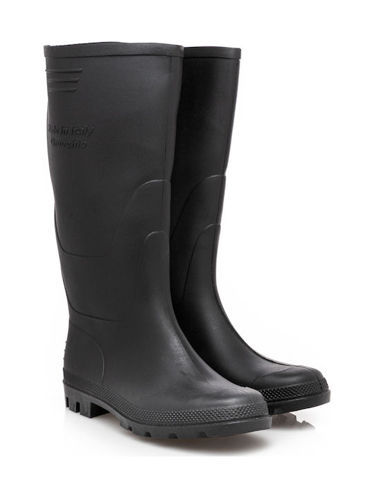 Il Mondo Comfort Ginocchio Men's Safety Knee Wellies Black