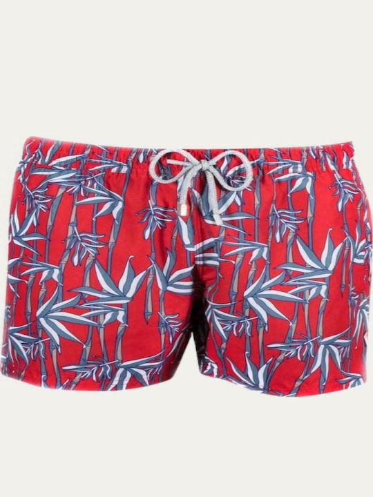 Baboo Herren Badebekleidung Shorts Rot Blumen