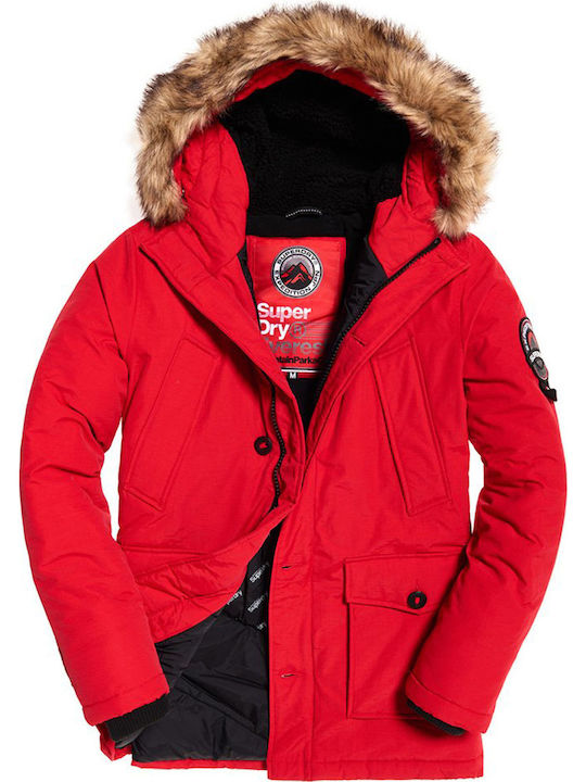 Everest Winter Jacke Parka Rot