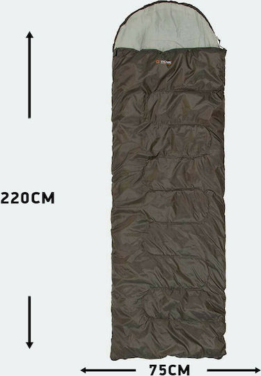 Escape Sleeping Bag Single Summer Iberia Brown