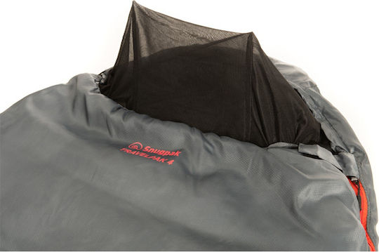 Snugpak Sleeping Bag Single 3 Seasons Travelpak 4 Grey