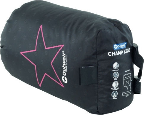 Outwell Schlafsack Kinder Champ Kids Deep Red