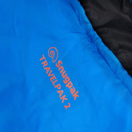 Snugpak Sleeping Bag Single 2 Seasons Travelpak 2 Electric Blue