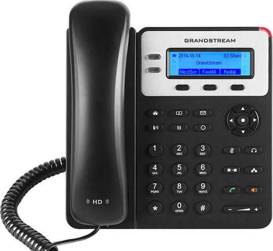 Grandstream GXP1625 Wired IP Phone with 2 Lines Black