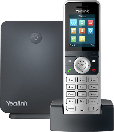 Yealink W53P Безжичен Телефон IP 8 линии Сребрист