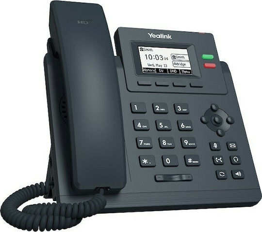 Yealink SIP-T31P Wired IP Phone with 2 Lines Gray