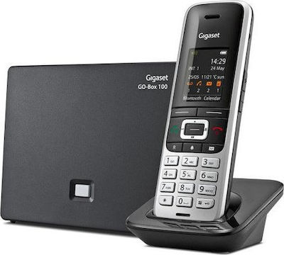 Gigaset S850A GO Cordless IP Phone with 6 Lines Platinum/Black