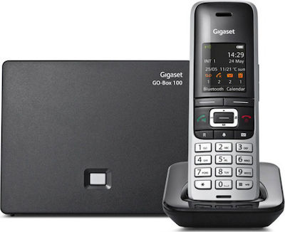 Gigaset S850A GO Cordless IP Phone with 6 Lines Platinum/Black