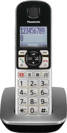 Panasonic KX-TGQ500GS Ασύρματο Τηλέφωνο IP Ασημί