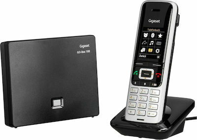 Gigaset S850A GO Cordless IP Phone with 6 Lines Platinum/Black