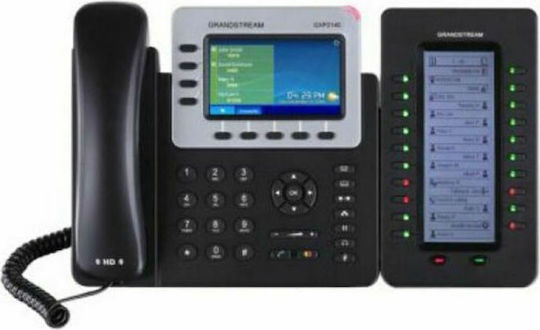 Grandstream GXP2140 Ενσύρματο Τηλέφωνο IP 4 γραμμών Μαύρο