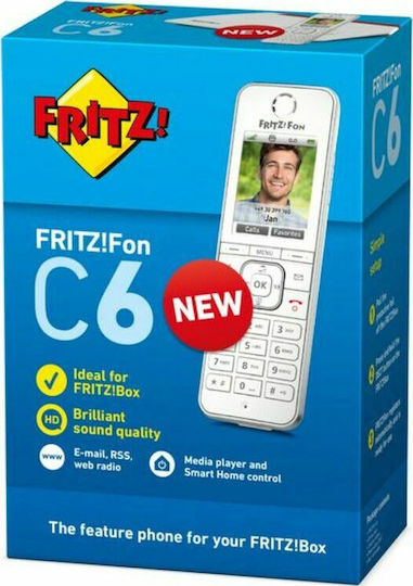 AVM FRITZ!Fon C6 (International) Cordless IP Phone White