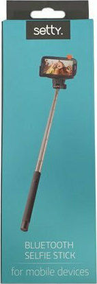 Setty Selfie Stick με Bluetooth Μαύρο DW_000026