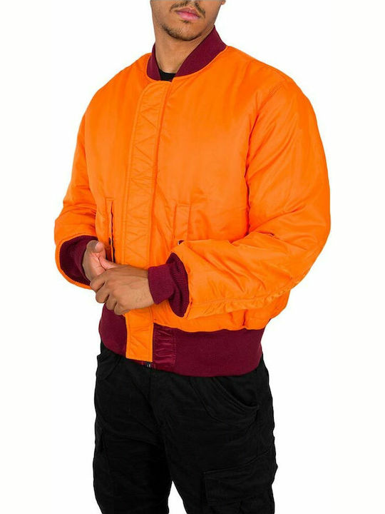 MA-1 Flight Jacke Bomber Burgundisch