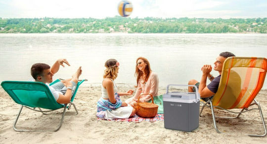 Teesa Easy Cool A25 Φορητό Ψυγείο Θερμοηλεκτρικό 25lt 12V Γκρι