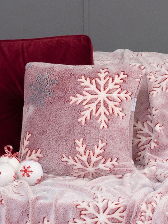 Palamaiki Christmas Decorative Square Pillowcase Red 40x40cm