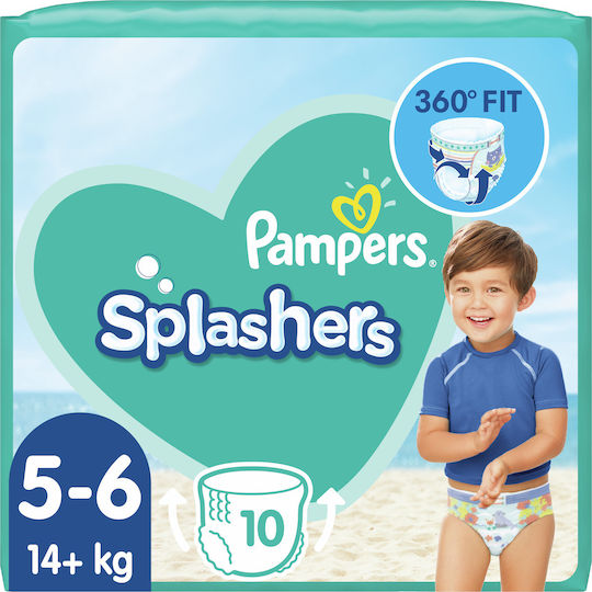 Pampers Swim Diapers Splashers No. 5 for 14+kg 10pcs