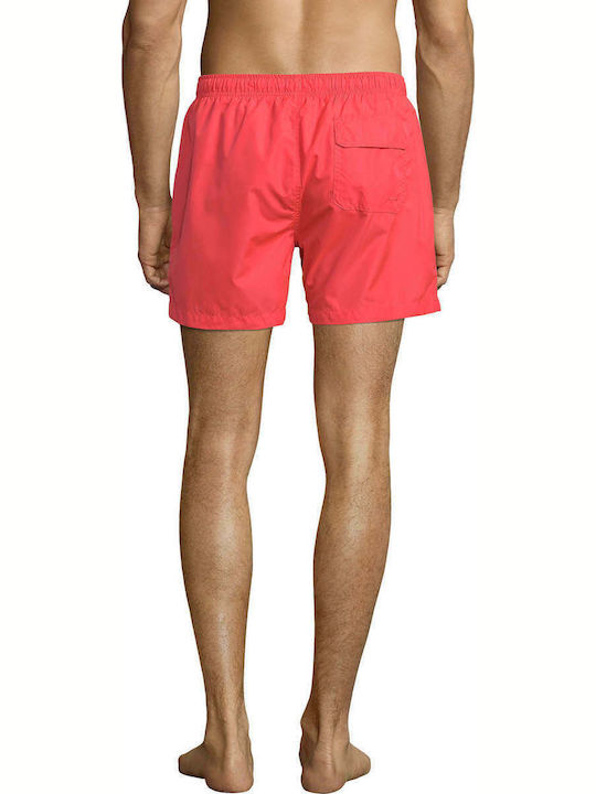 Sol's 01689 Men's Swimwear Shorts Neon Coral