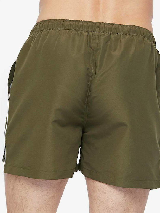 Ellesse Herren Badehose Khaki Monochrom