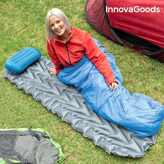 InnovaGoods Μονό Υπόστρωμα Camping Πάχους 12cm Γκρι