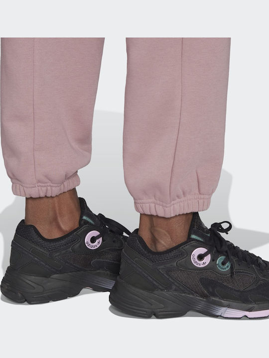 Adicolor Essentials Παντελόνι Φόρμας με Λάστιχο Fleece Magic Mauve