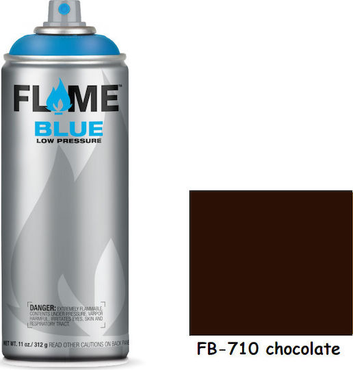 Flame Paint Σπρέι Βαφής FB Ακρυλικό με Ματ Εφέ Chocolate 400ml