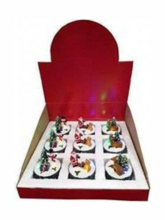 Diakakis Christmas Illuminated Decorative with Battery 10x9x9cm.