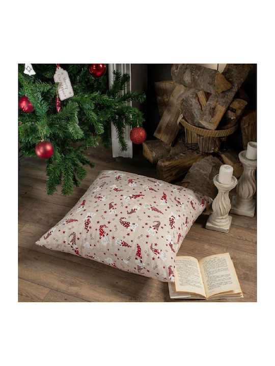 Teoran Zermatt Christmas Tablecloth Fabric Red L180xW135cm.