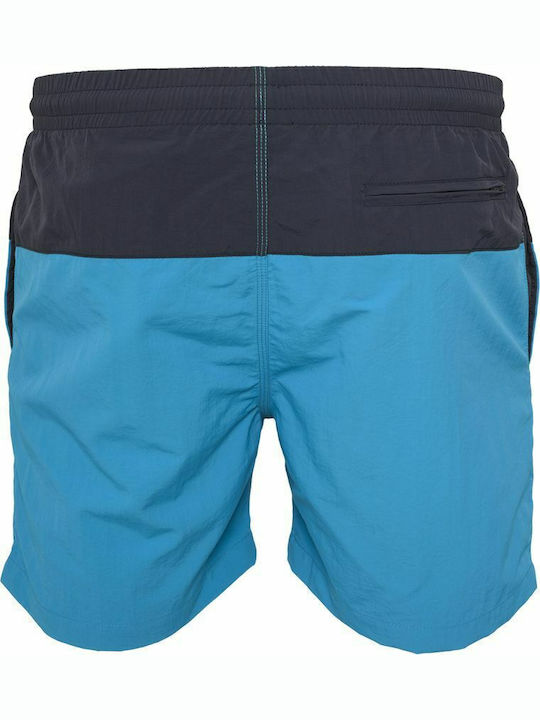 Ανδρικό Μαγιό Σορτς Navy/Turquoise με Ρίγες