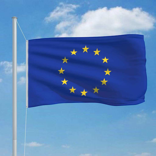 Flag of the European Union Polyester with a stake 150x90cm