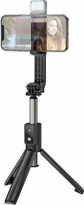 Hoco K15 Selfie Stick με Bluetooth Μαύρο