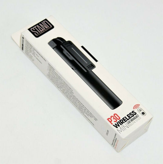 Selfie Stick with Bluetooth P30 Mini Black PS-106744