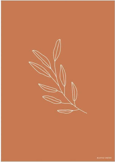 Little Dutch Детски Постер Wild Flowers Rust Двустранен 42x30бр