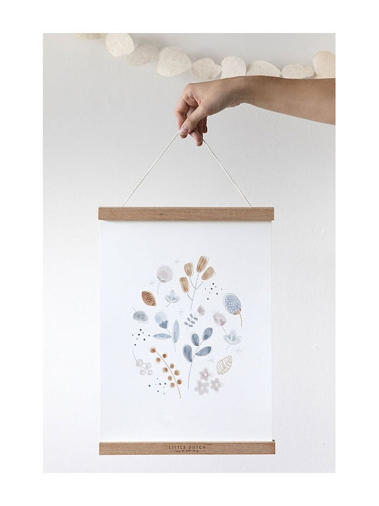 Little Dutch Kids Poster A3 Spring Flowers 42x29.7cm