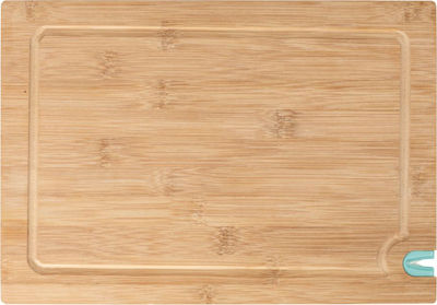 Wenko Rectangular Bamboo Chopping Board Beige 36x28cm