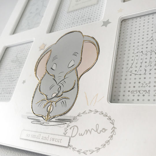 Disney Precious Little Baby Magical Beginnings Cadru de poze pentru copii Rama foto Lemn Alb
