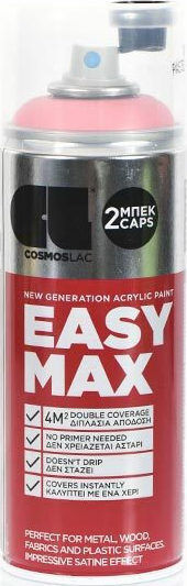 Cosmos Lac Spray Farbe Easy Max Acryl mit Satin,σατεν Effekt pastellrosa 400ml
