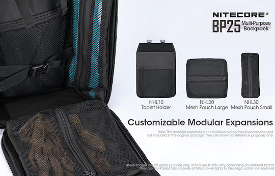 NiteCore BP25 Στρατιωτικό Σακίδιο Πλάτης Μαύρο 25lt
