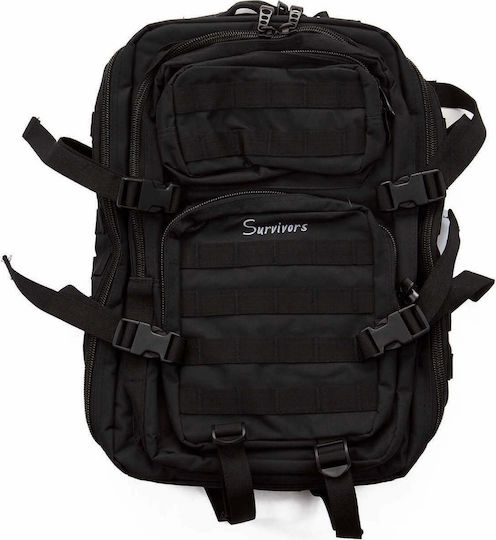 Survivors Rucsac Militar Rucsacuri din Poliester Negru 45lt