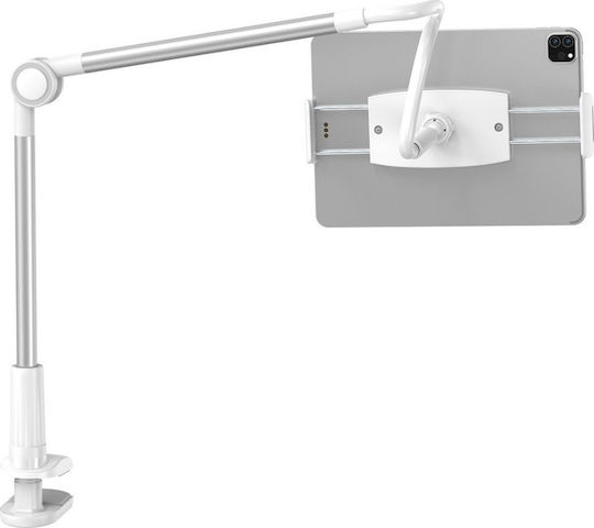 Baseus Otaku Life Rotary Lazy Holder Tablet Stand with Extension Arm Until 12.9" Silver